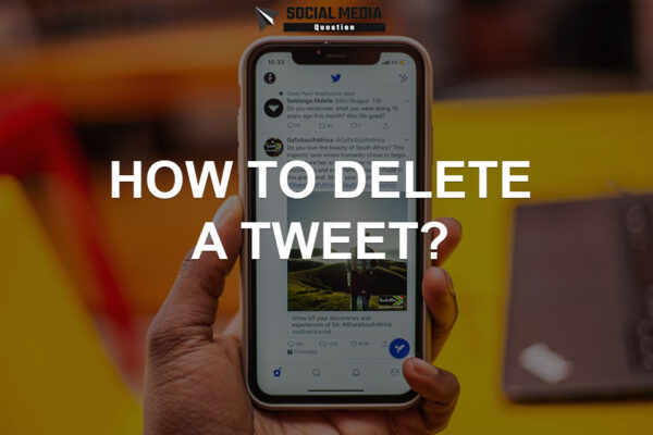 How do I delete a tweet?