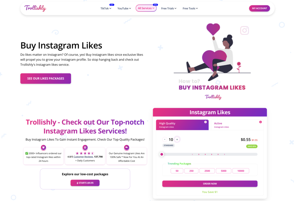 trollishly buy instagram likes