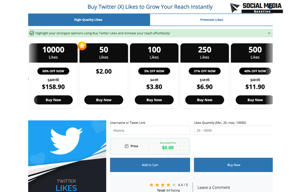 Best Website to Buy Twitter (X) Likes in 2025