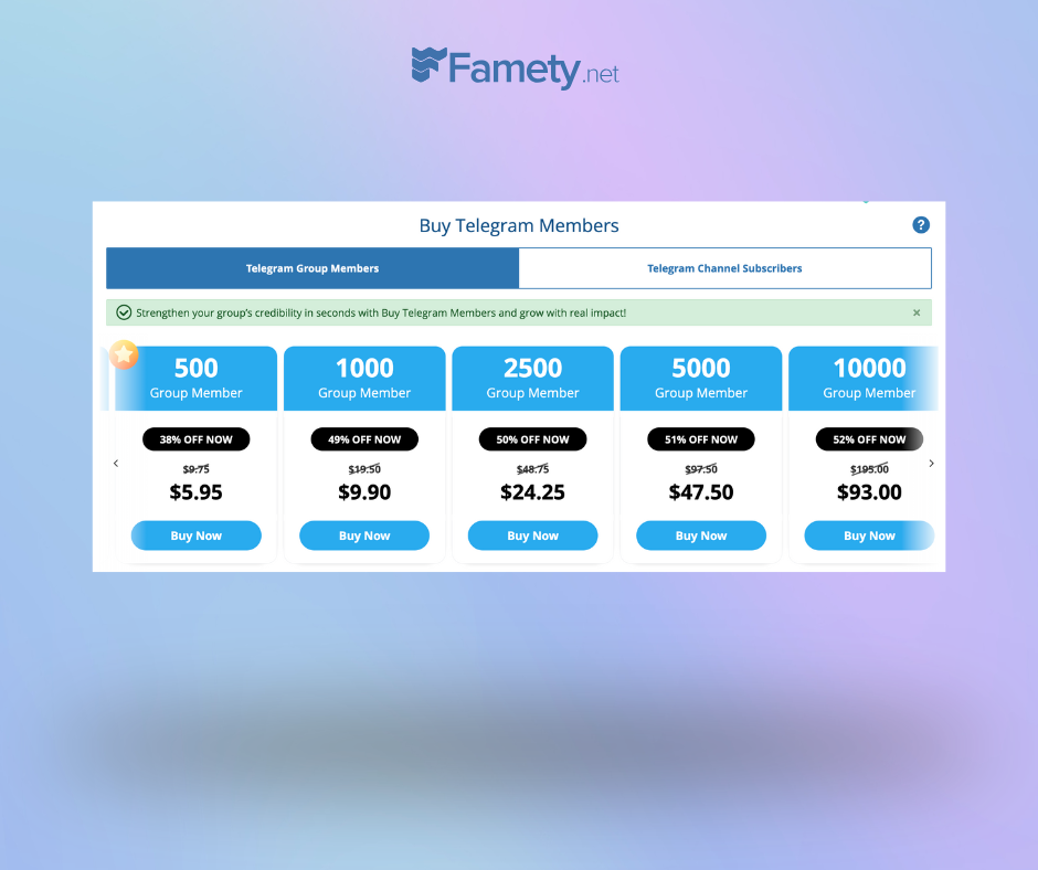 Buy Real Telegram Members