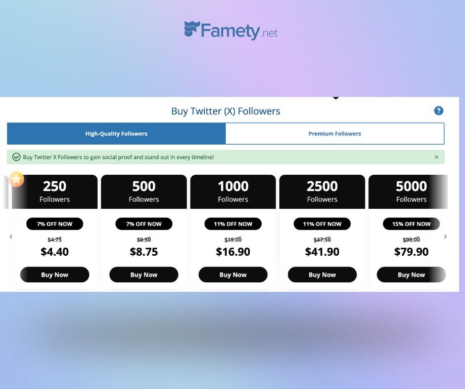 7 Best Sites To Buy Twitter X Followers